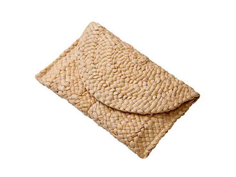 Grands Sacs en Paille Sac de Corde Grise Filet Dame Riz Petite Chaîne Plage Meilleure Tresse