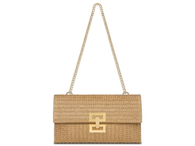 Sac en paille crocheté mode plume tressée amortissante sac de plage mariée noir