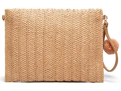 Sac en paille cylindrique cheval vert sacs à main pour femmes tote de plage en maille légère