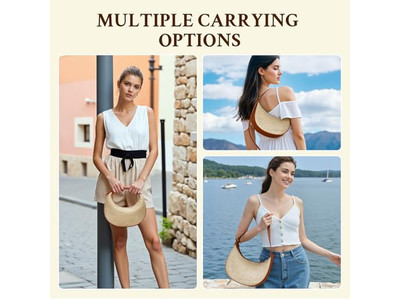 Sac en paille pliable cosmétique grand format cylindrique sacs crochetés circulaires en relief