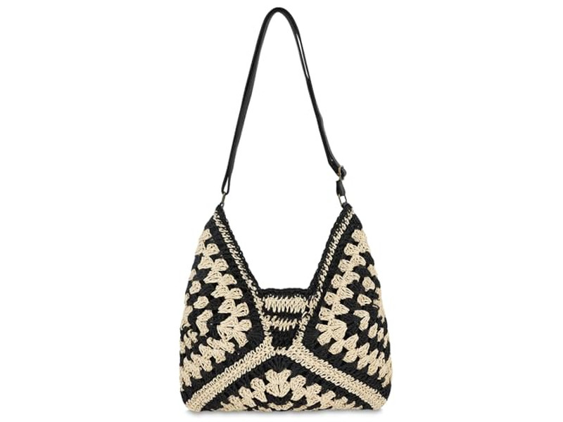 Pochette en Paille Amusante Sac à Main pour Dames Seau Papier Sacs à Main